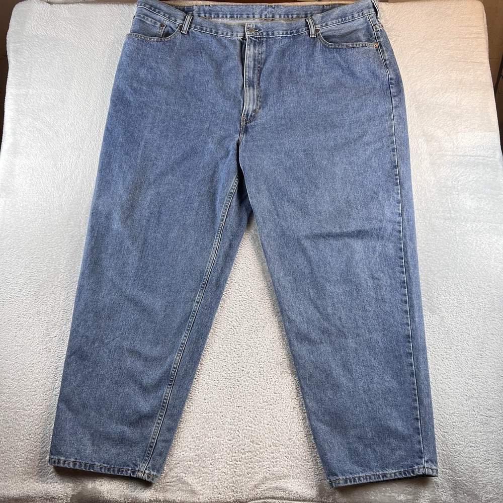 Levi's 560 Comfort Fit Jeans Men's 50x32 (Fits 49x30) Blue Tapered Denim